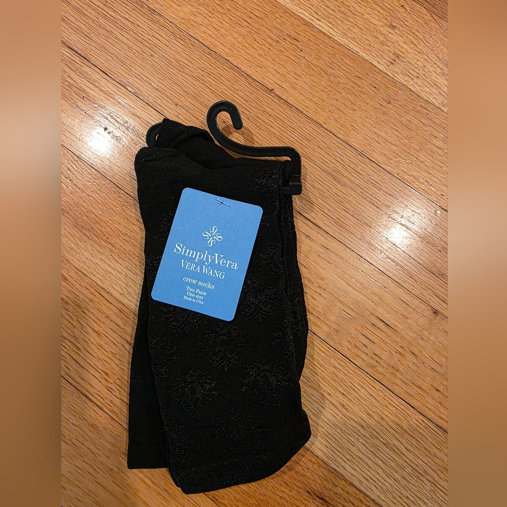 Simply Vera Women's 2 Pack Crew Socks